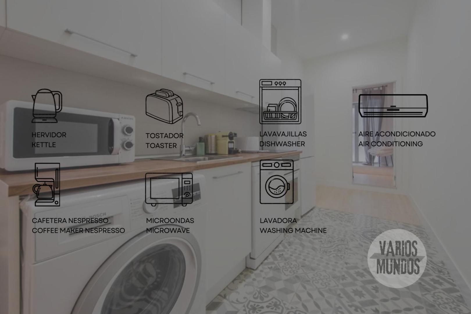 마드리드 Nuevo Apt Para 7 Pax En Malasana - Gran Via E1 아파트 외부 사진